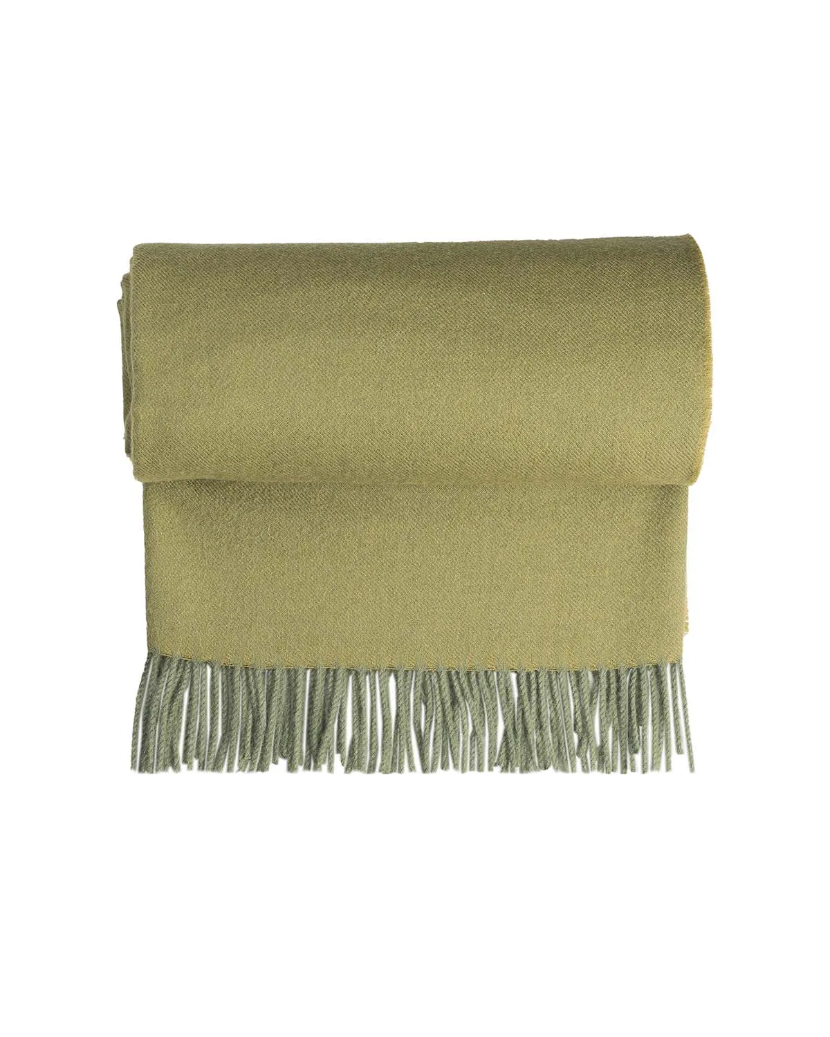 100% Baby Alpaca Throw - Tea Leaf