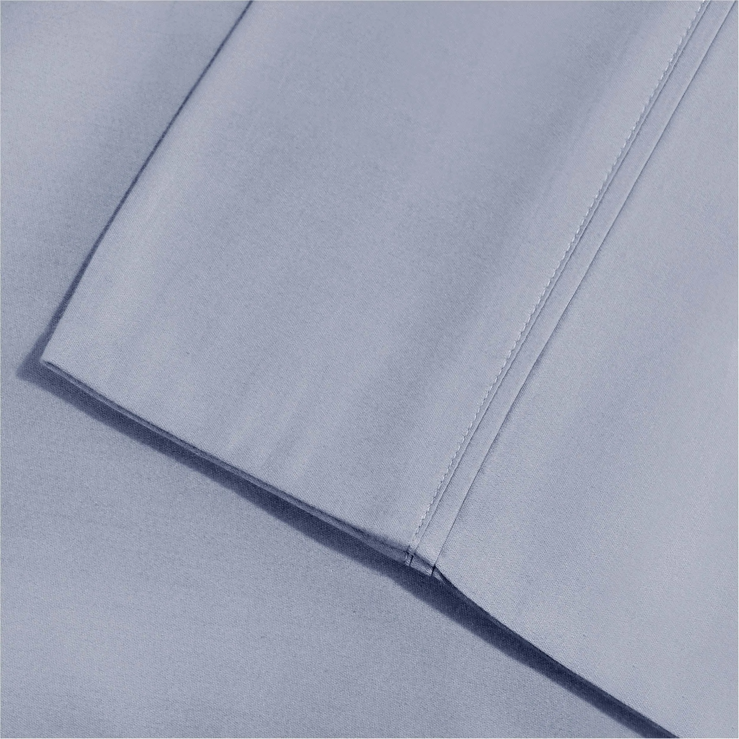 1200 Thread Count Cotton Blend 2 Piece Solid Pillowcase Set