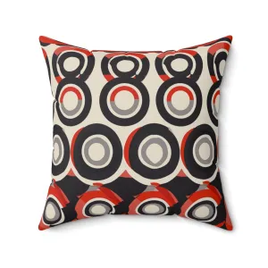 1960's America #3 Spun Polyester Square Pillow - USA