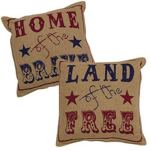 2/Set, Land of the Free Pillows