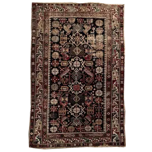 3'11" x 6'1" Antique Caucasian Rug