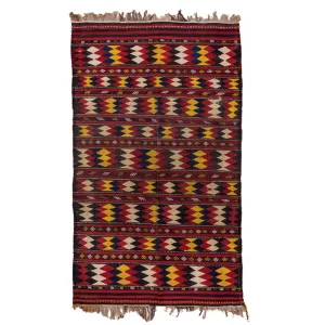 5'10 x 10' Afghan Kilim Rug