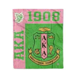 Alpha Kappa Alpha Silk Touch Blanket