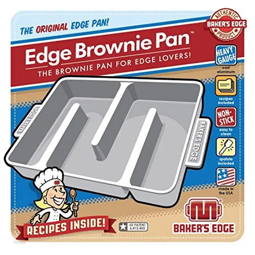 Baker's Edge Nonstick Edge Brownie Pan