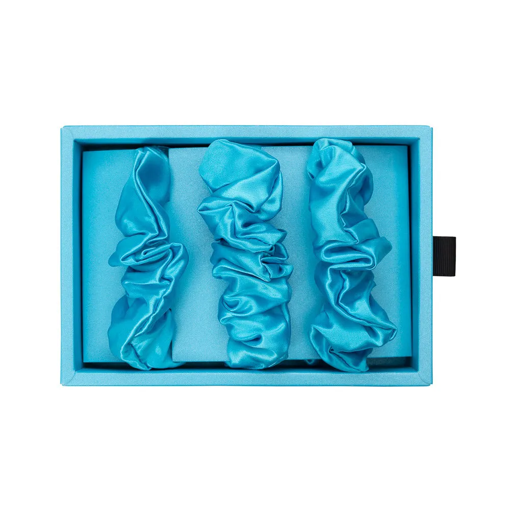 Blissy Scrunchies - Bahama Blue