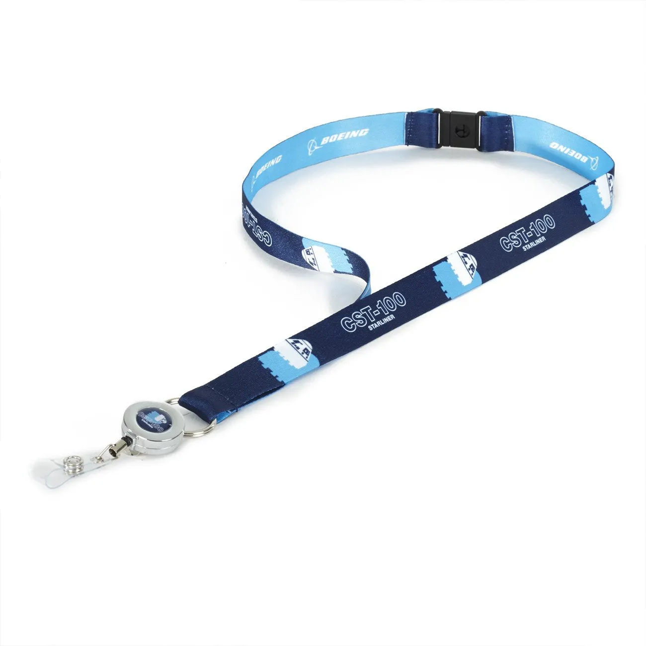 Boeing Shadow Graphic CST-100 Starliner Lanyard