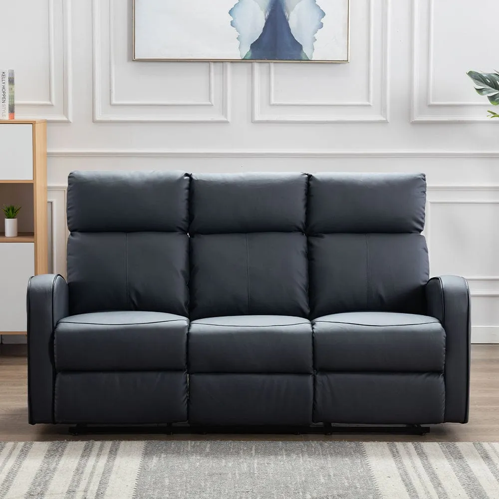 Boston 3 1 1 Leather Manual Recliner Sofa Set