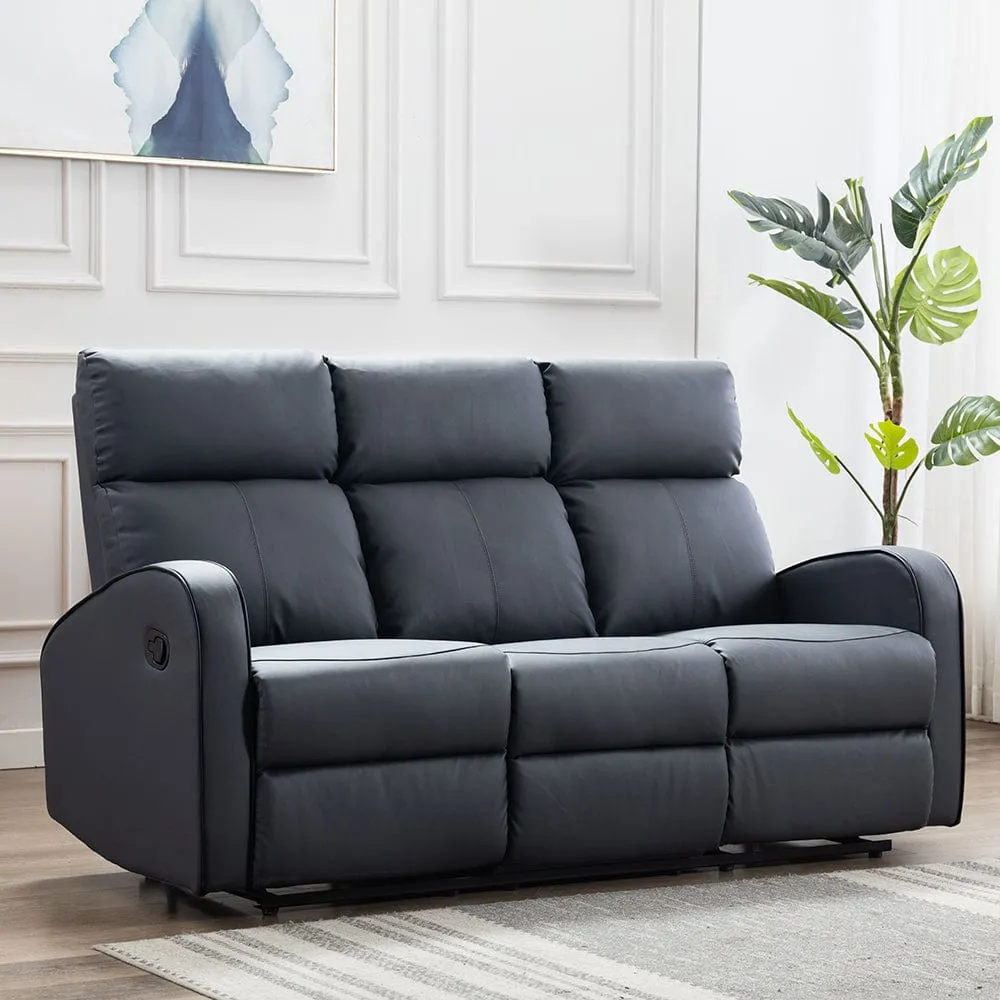 Boston 3 1 1 Leather Manual Recliner Sofa Set