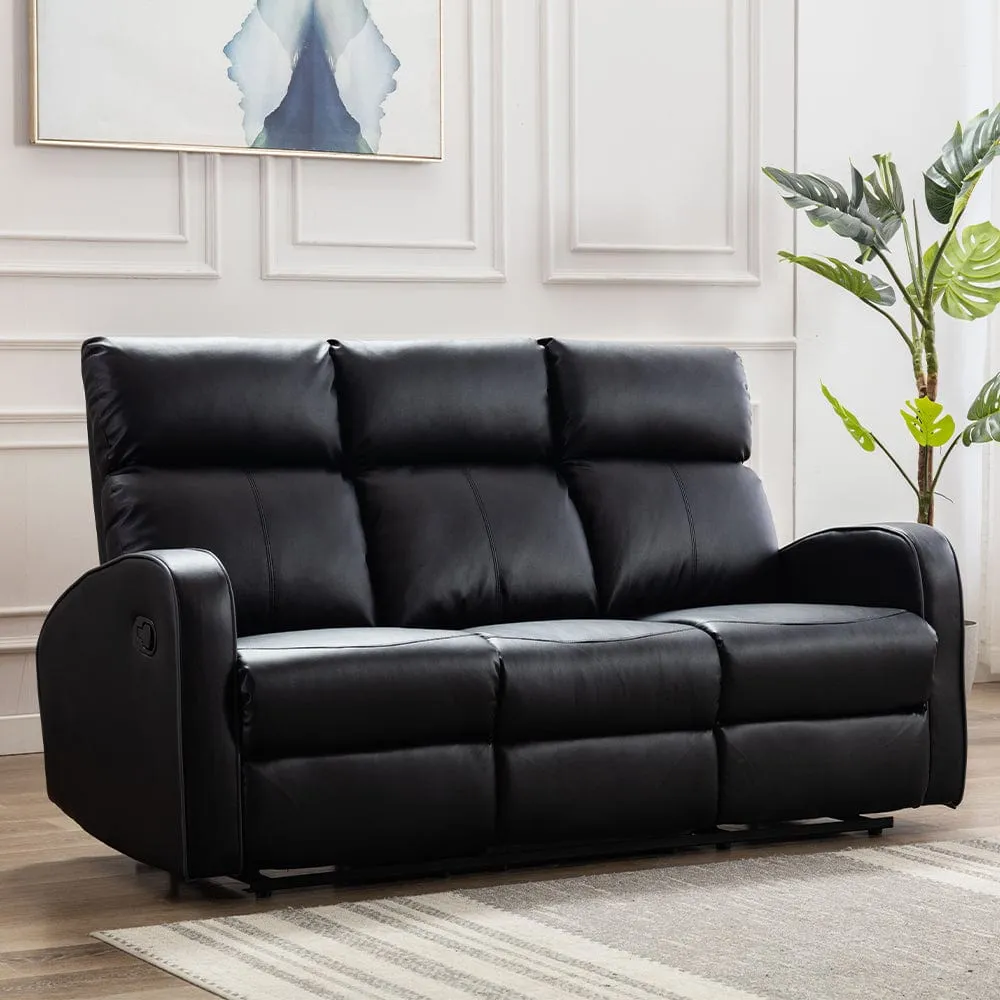 Boston 3 1 1 Leather Manual Recliner Sofa Set