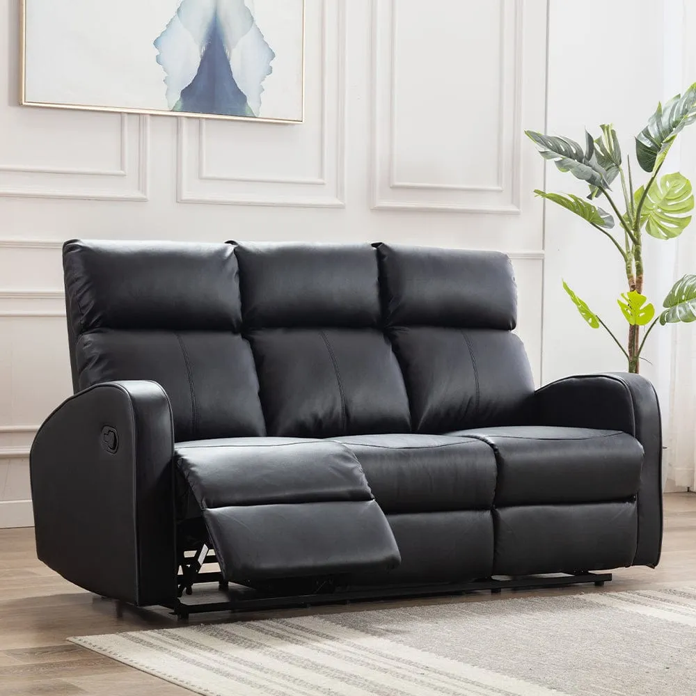 Boston 3 1 1 Leather Manual Recliner Sofa Set