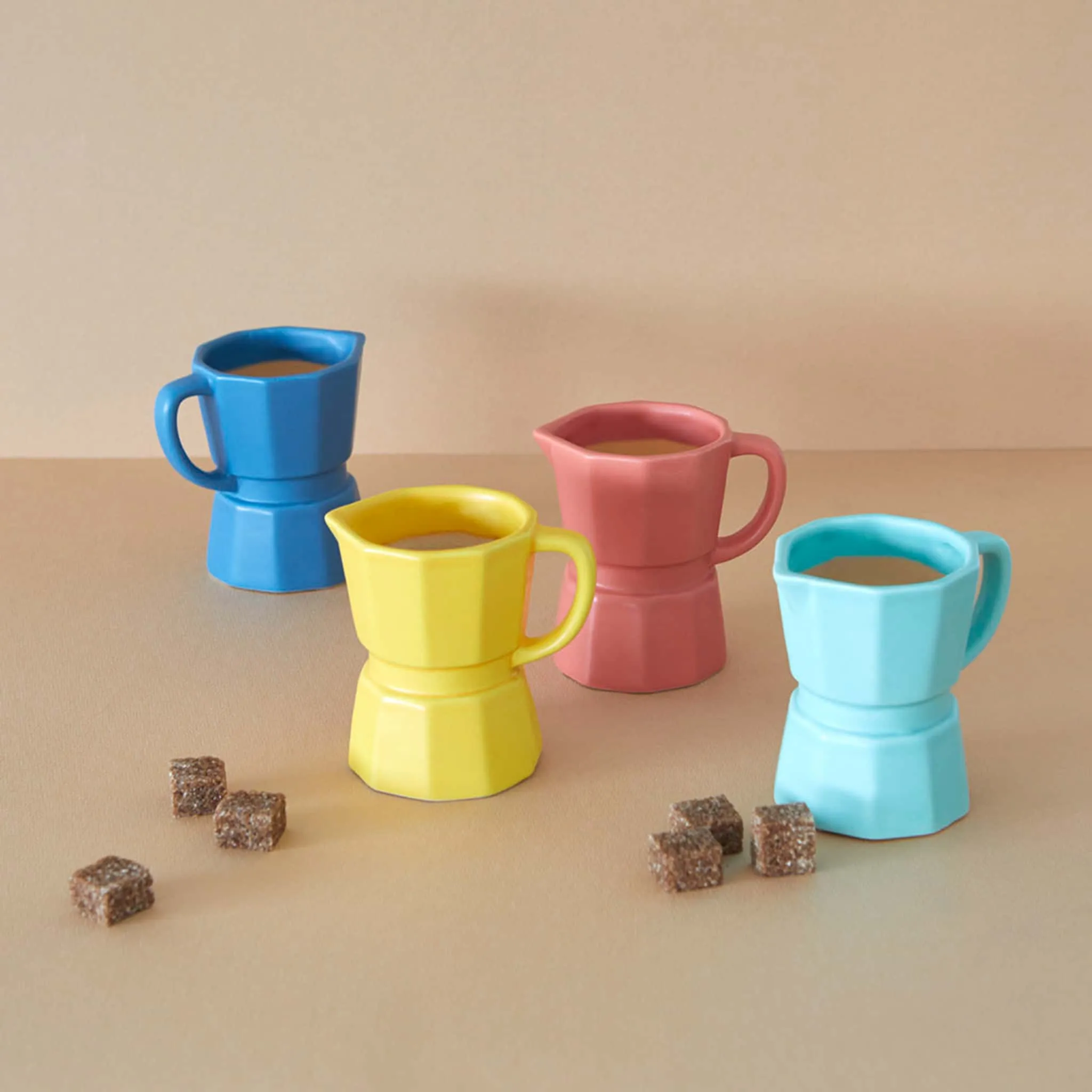 Bright Moka Espresso Cups, 120ml