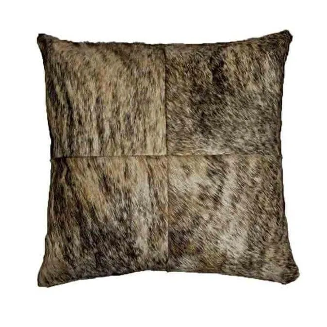 Brindle Birch Cowhide Throw Pillows