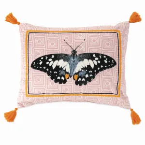 Butterfly Breakfast Pink Decorative Pillow from Novogratz by Utica