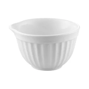 CAC China RKF-204 Fluted Ramekin W/ Pour Spout 4oz 3 3/8" Case of 36 Pcs