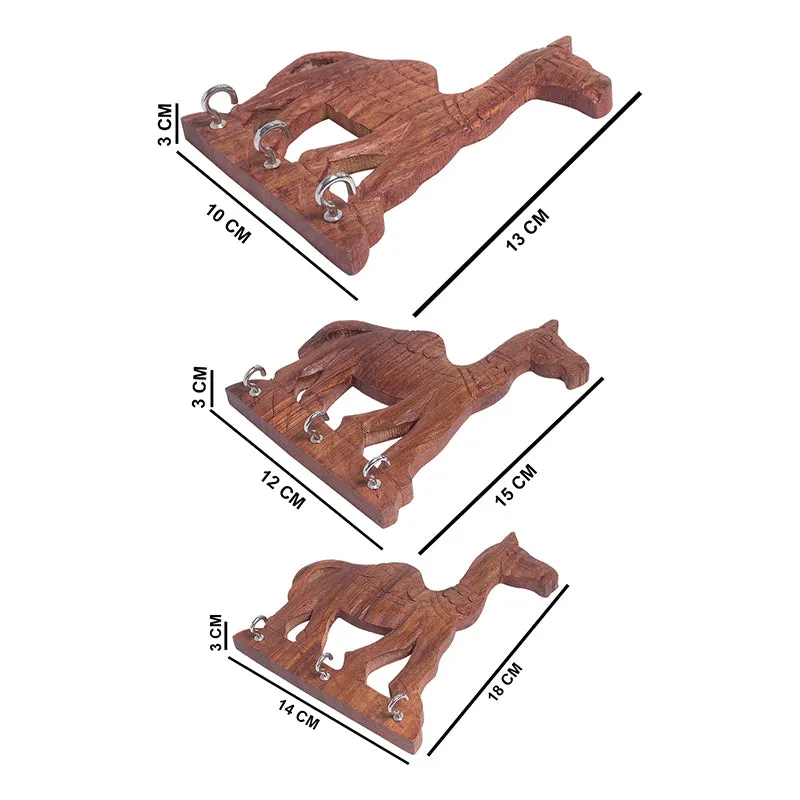 Camel Safari Key Holder - Set Of Three