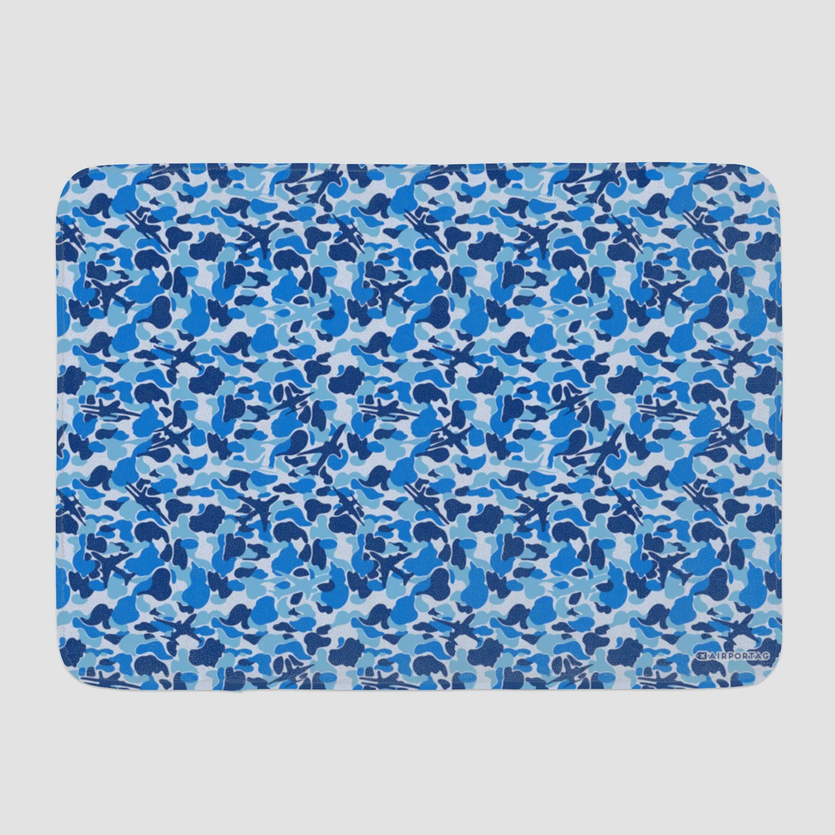 Camouflage Plane - Bath Mat