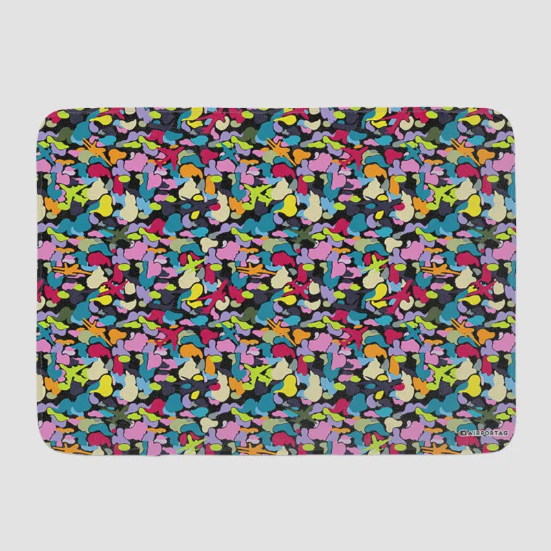 Camouflage Plane - Bath Mat