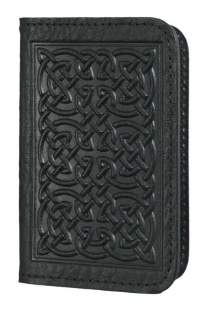 Celtic Leather Card Holder