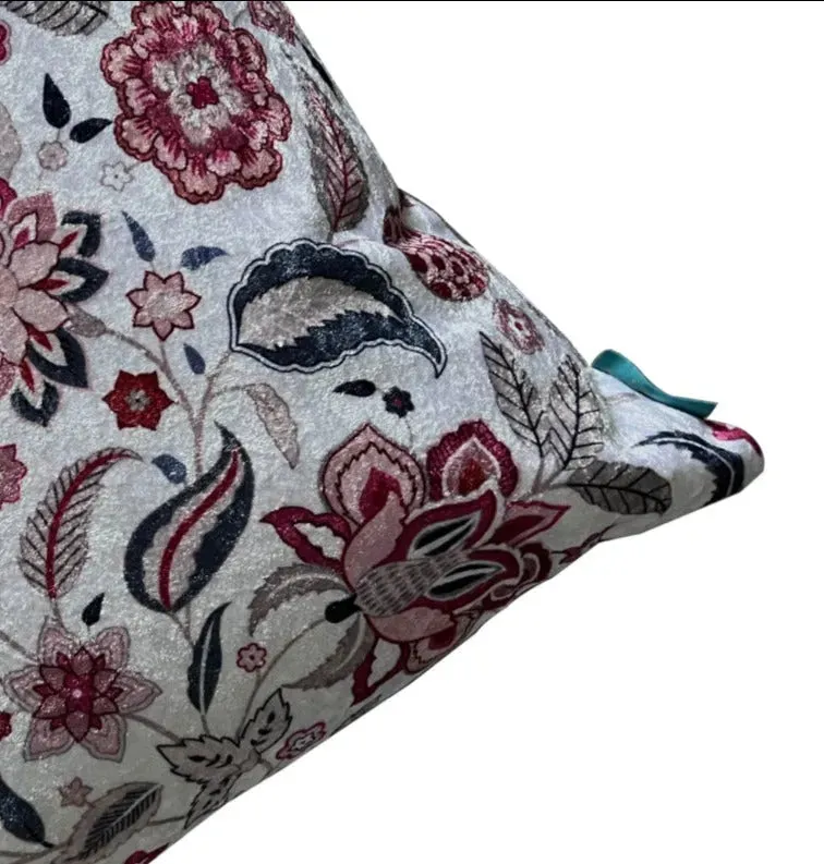 Chintz Velvet Cushion Cover | 16 x 16 inches , 20 x 20 inches