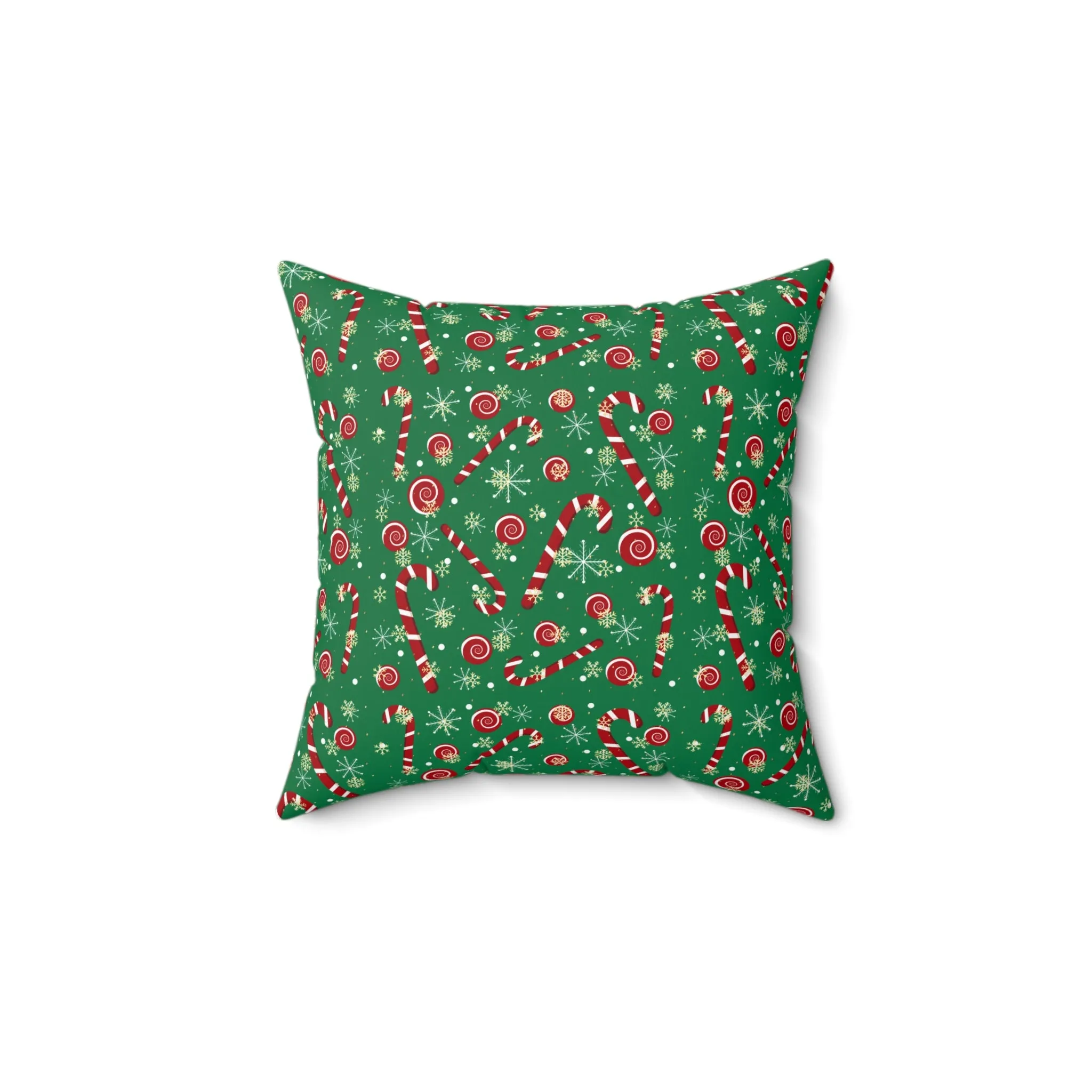 Christmas Candy Cane Throw Pillow | Festive Holiday Home Decor