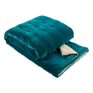 Christy "Jaipur" Throw  - Peacock Colour