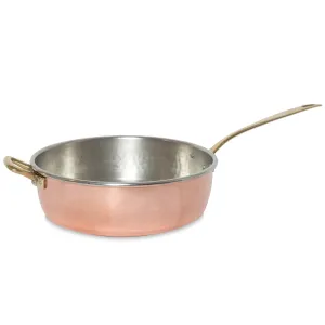 COPPER SAUTE' PAN WITH LID