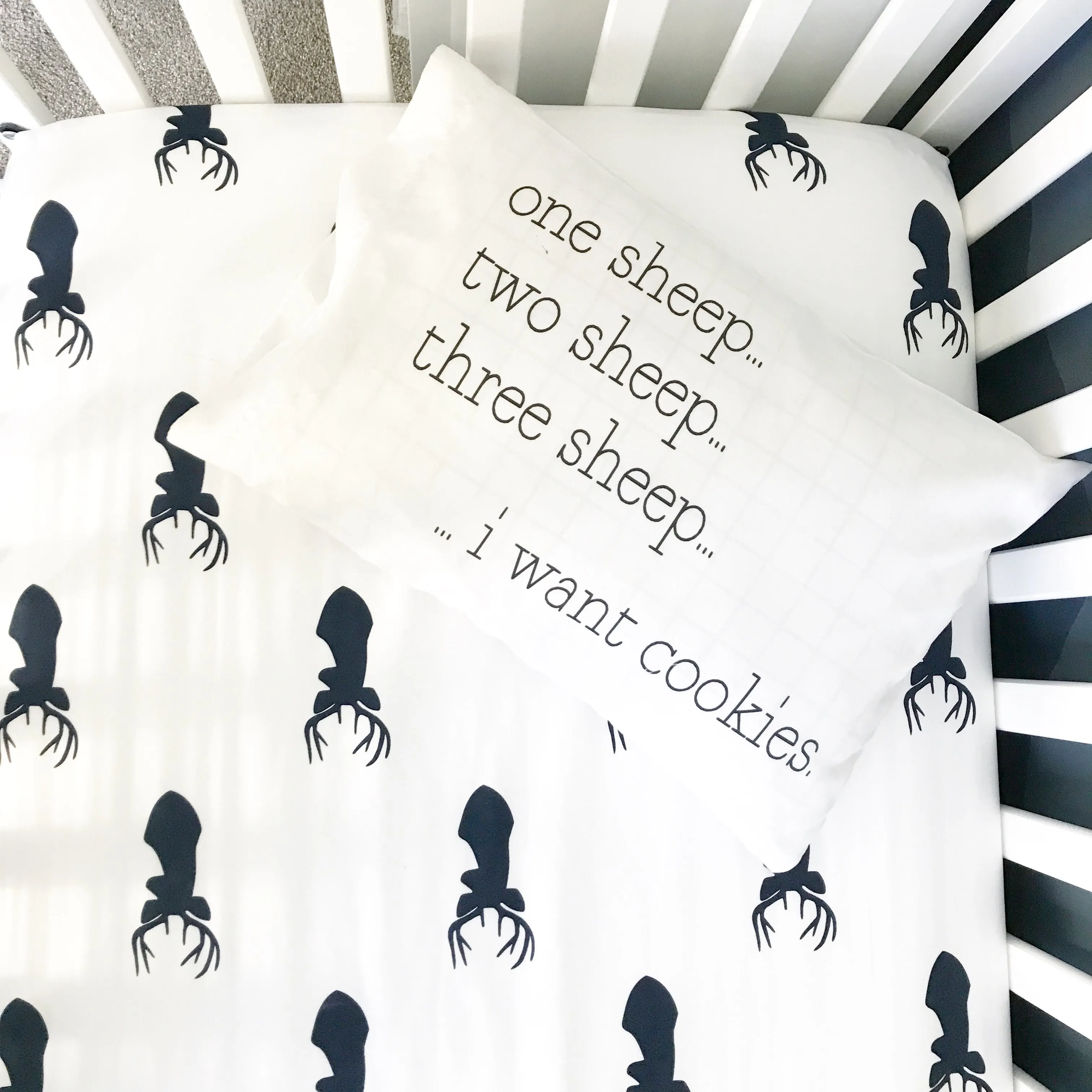 Counting Sheep Toddler Pillowcase