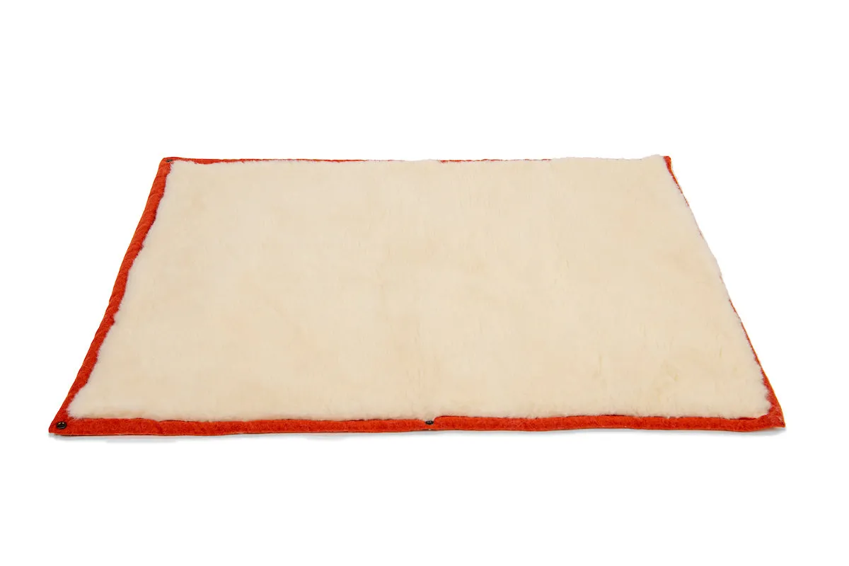 Fire Orange Dog Roll Mat