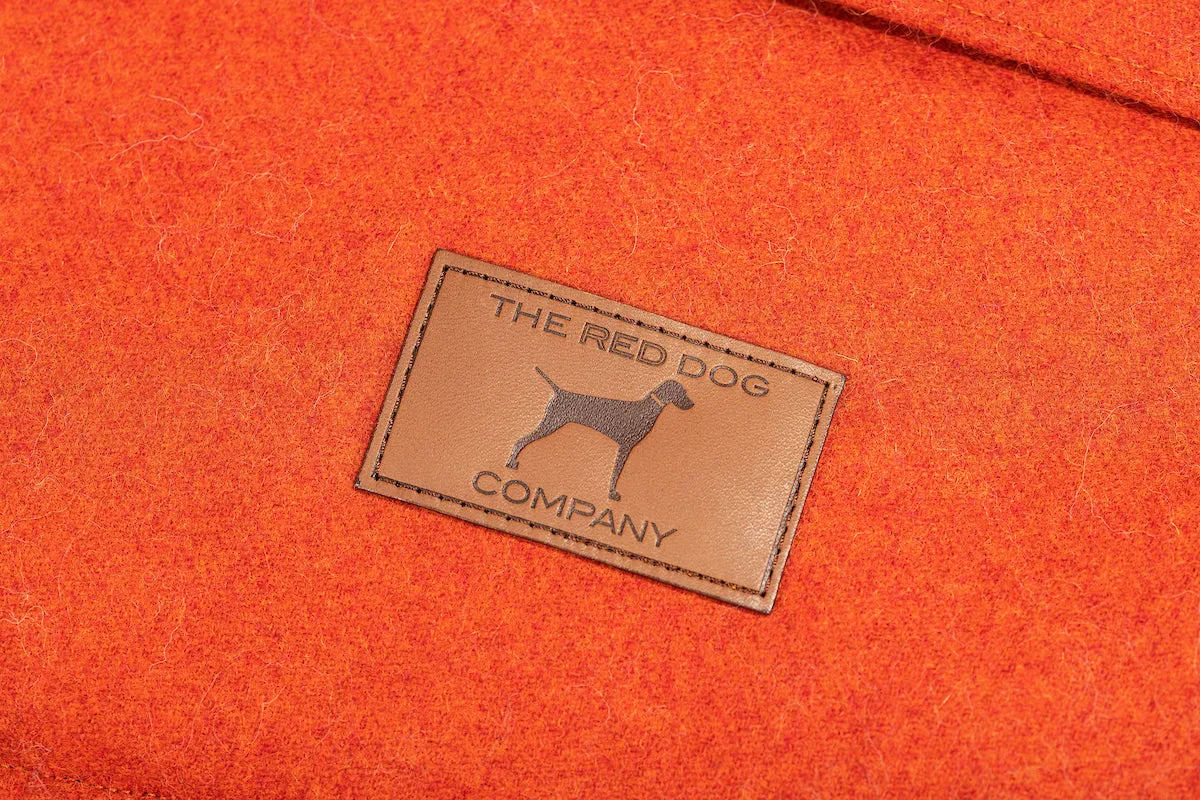 Fire Orange Dog Roll Mat