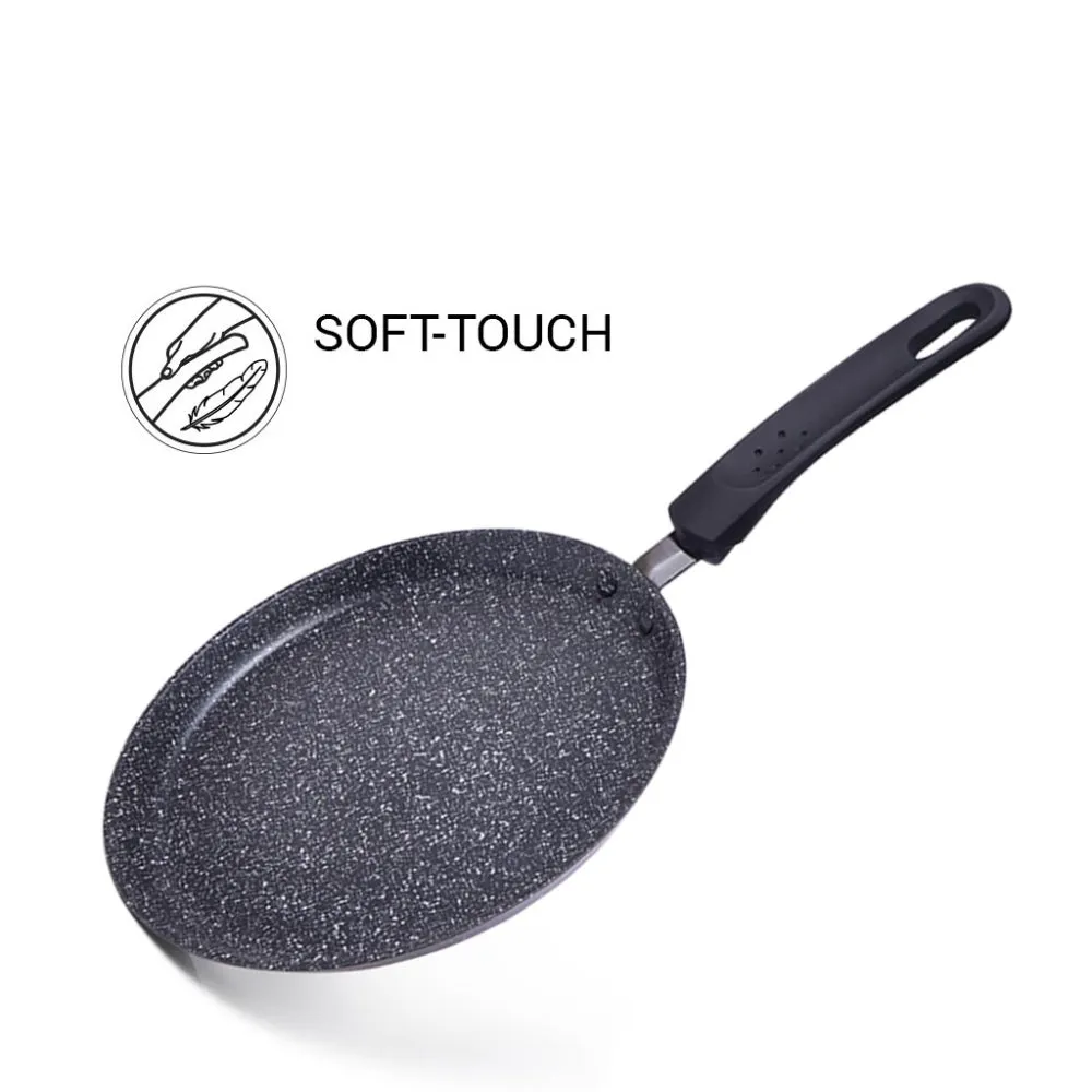 Fissman Crepe Pan 22cm, Aluminum Non-Stick Coating Crepe Pan Fiore Series, Ergonomic Bakelite Handle, Induction Bottom