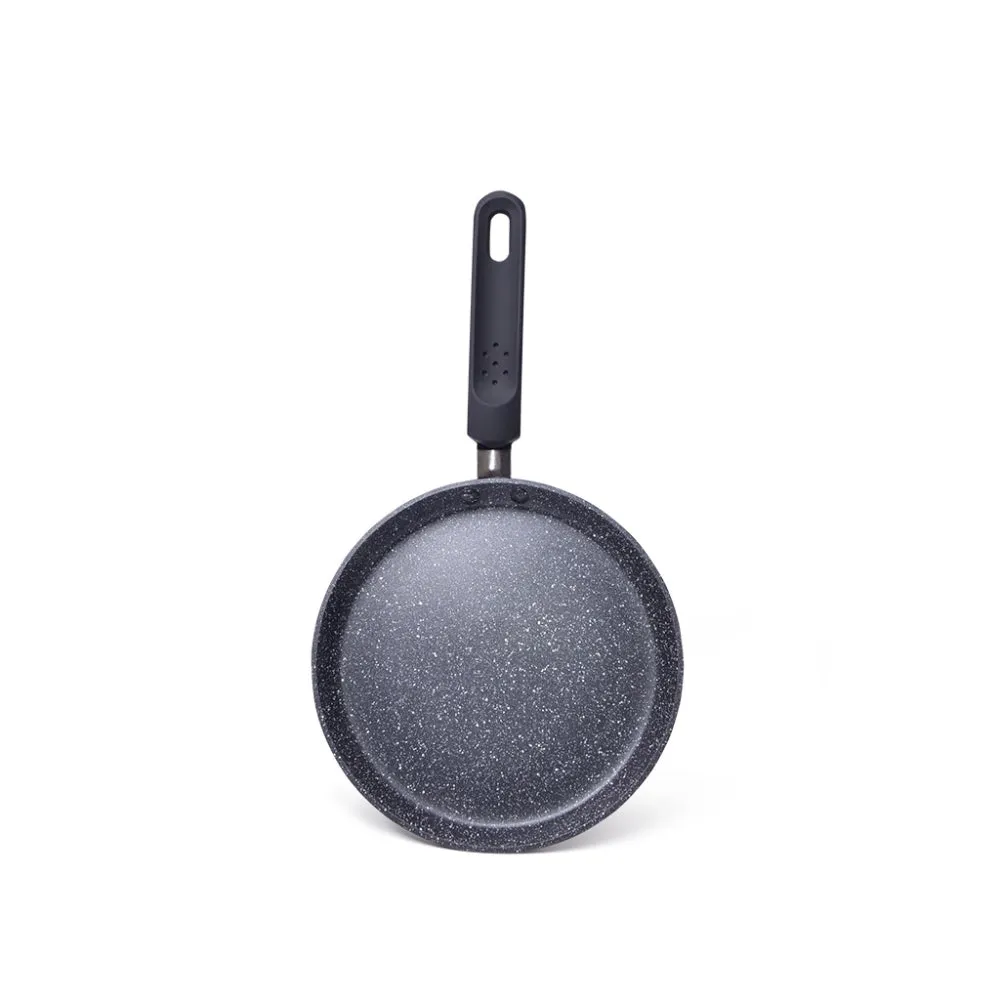 Fissman Crepe Pan 22cm, Aluminum Non-Stick Coating Crepe Pan Fiore Series, Ergonomic Bakelite Handle, Induction Bottom