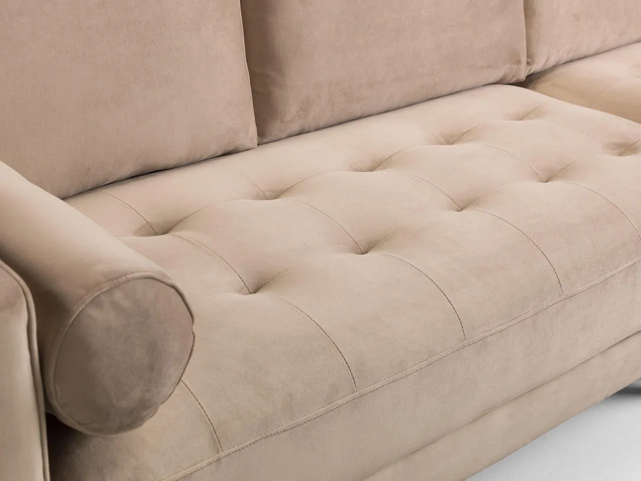 Fuji Sofa - Plush Beige 3 Seater