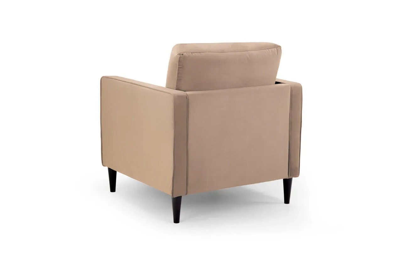 Fuji Sofa - Plush Beige Armchair