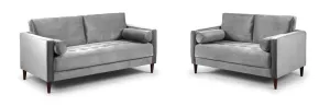 Fuji Sofa - Plush Grey 3 2 Set