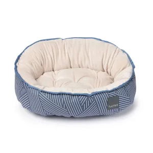 FuzzYard Reversible Bed - Thornbury Aegean Blue L 75cm x 80cm