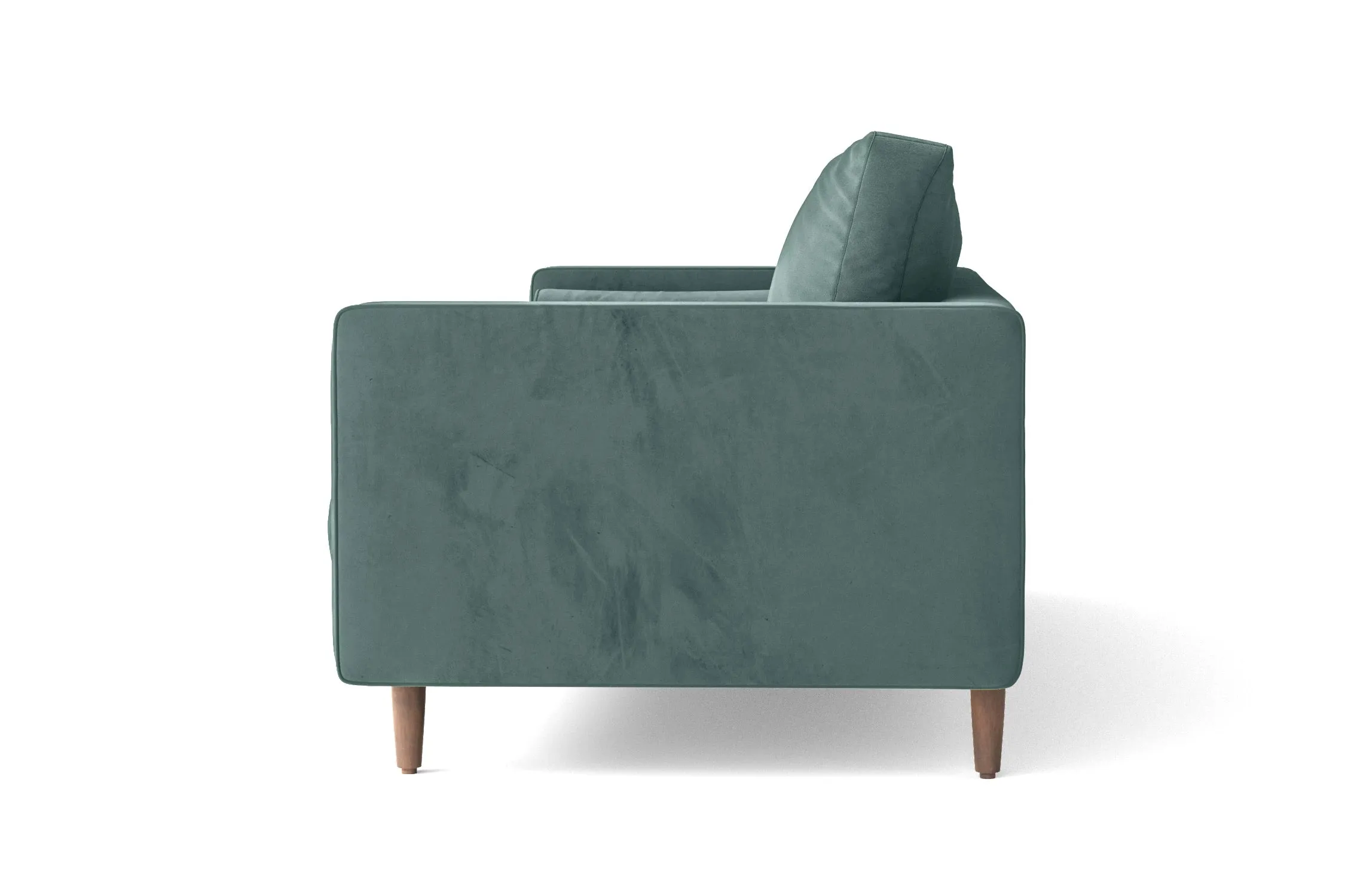 Gela 2 Seater Sofa Teal Velvet