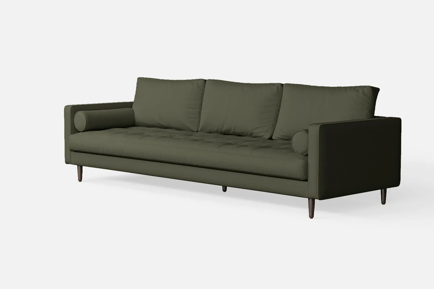 Gela 4 Seater Sofa Sage Leather