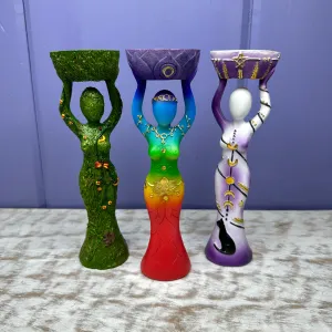 Goddess Candle Holders