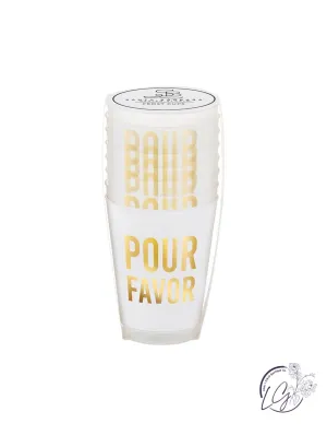 Gold Foil Frost Cup - Pour Favor