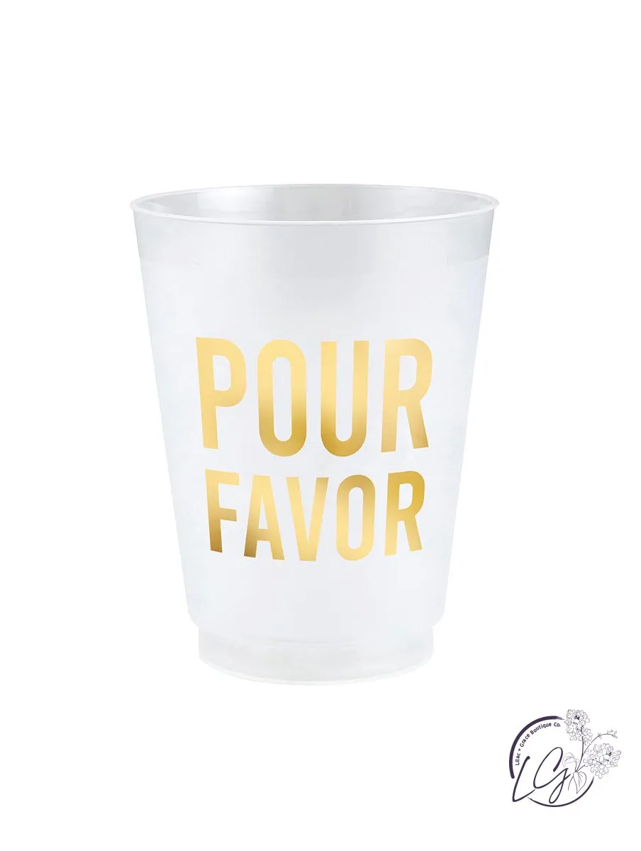 Gold Foil Frost Cup - Pour Favor