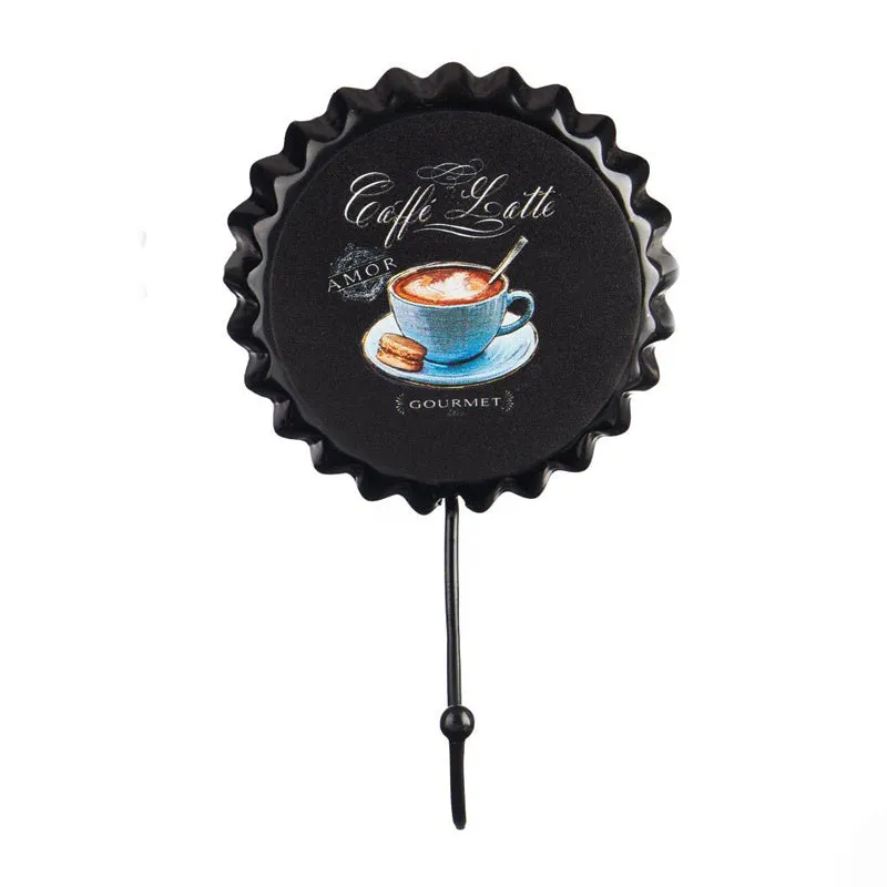 Gourmet Coffee Retro Wall Hook