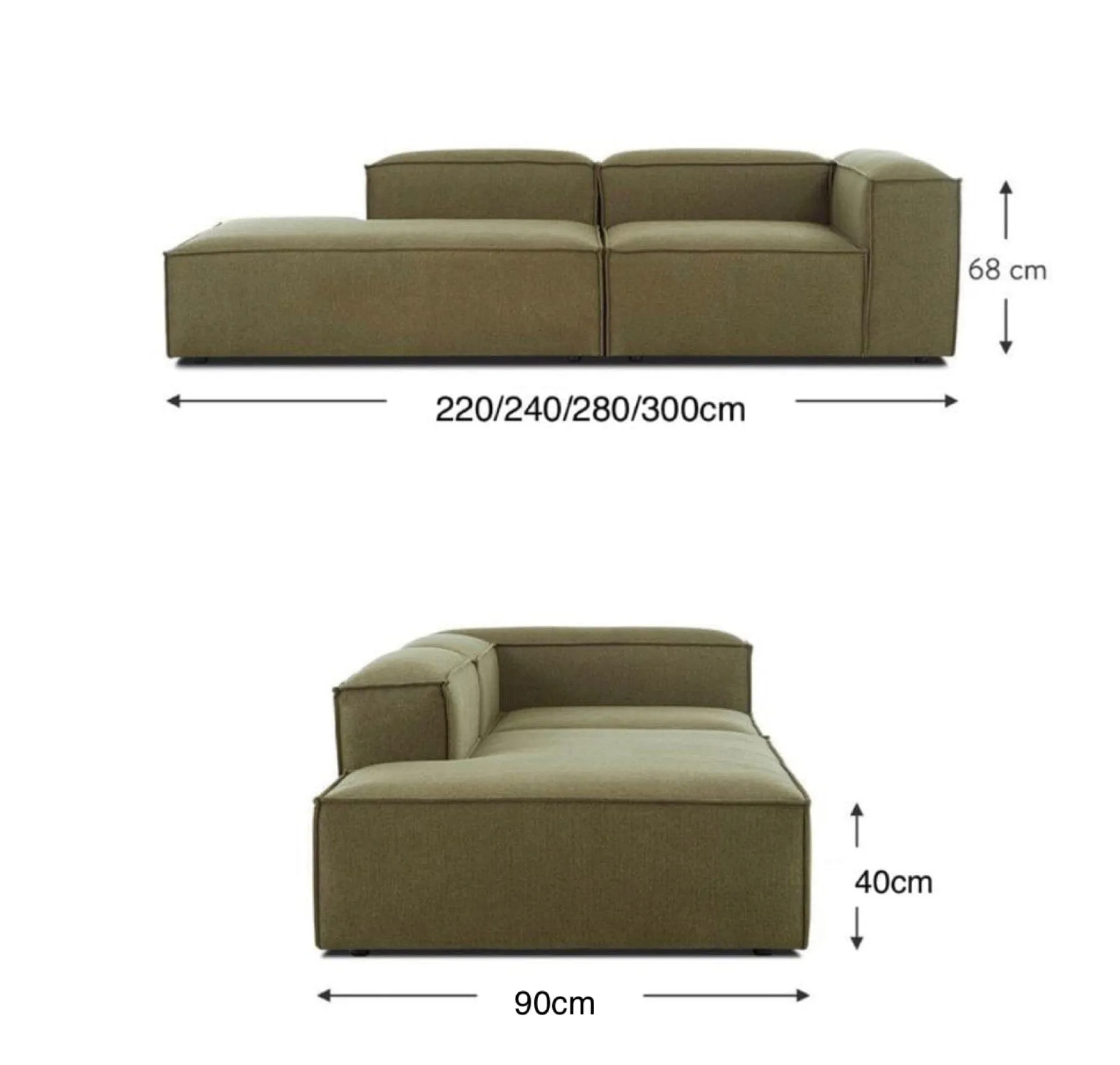 Herald Side Chaise Sofa