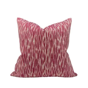 Hot Pink Abstract Stripes Pillow Cover