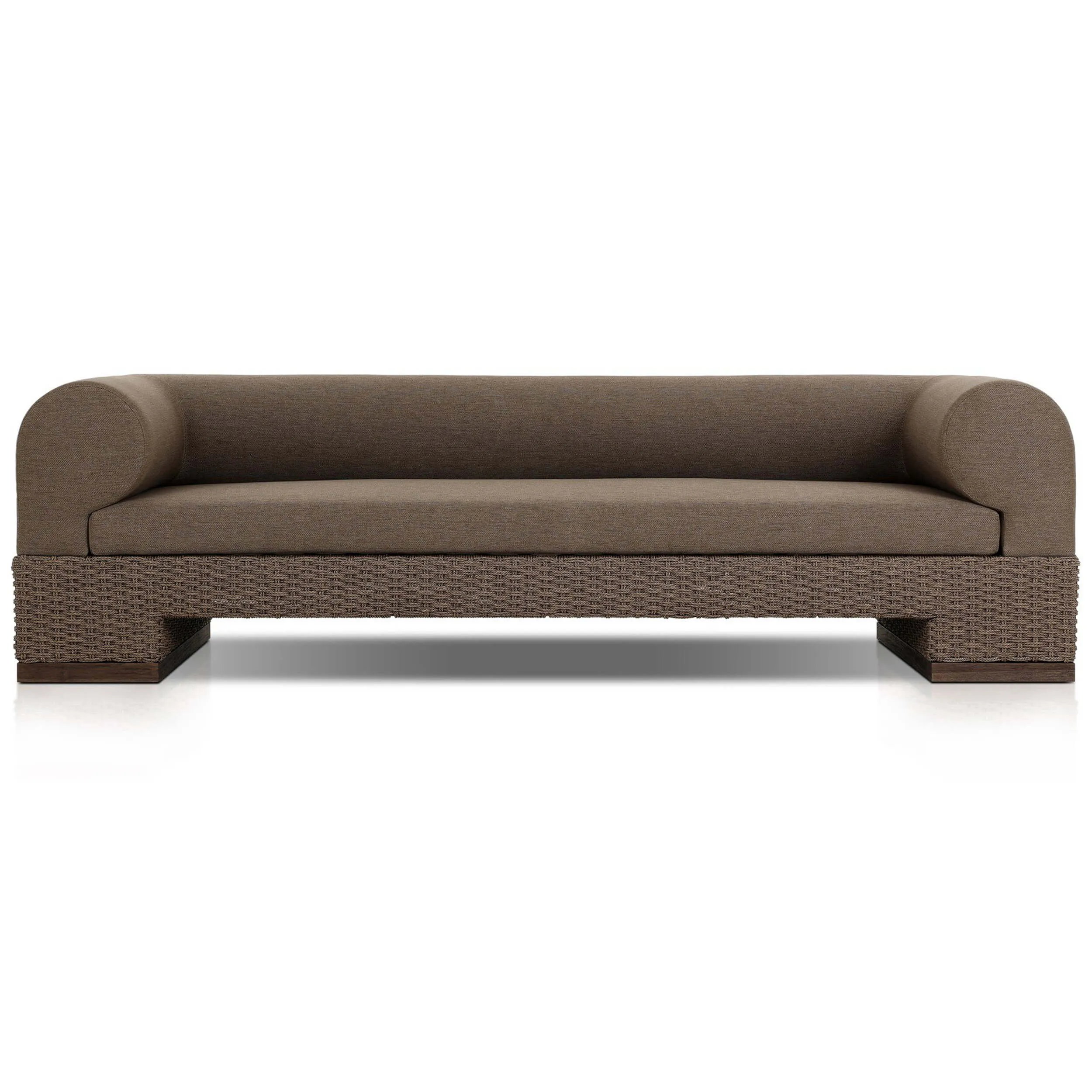 Joss Outdoor Sofa, Ellor Brown