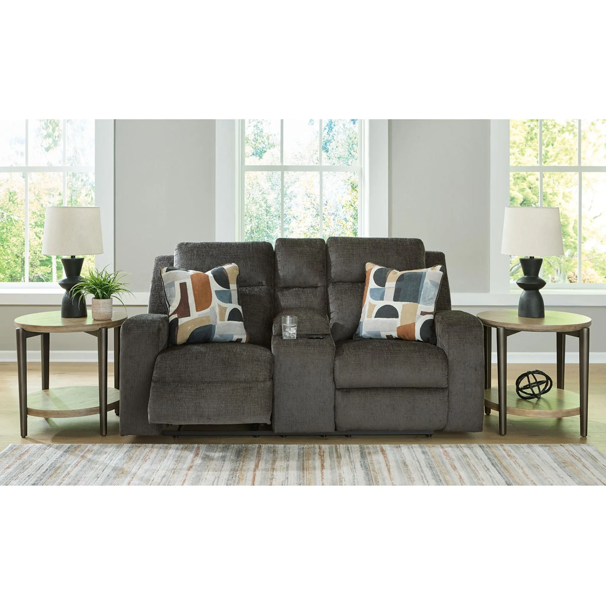 Kanlow Reclining Loveseat with Console