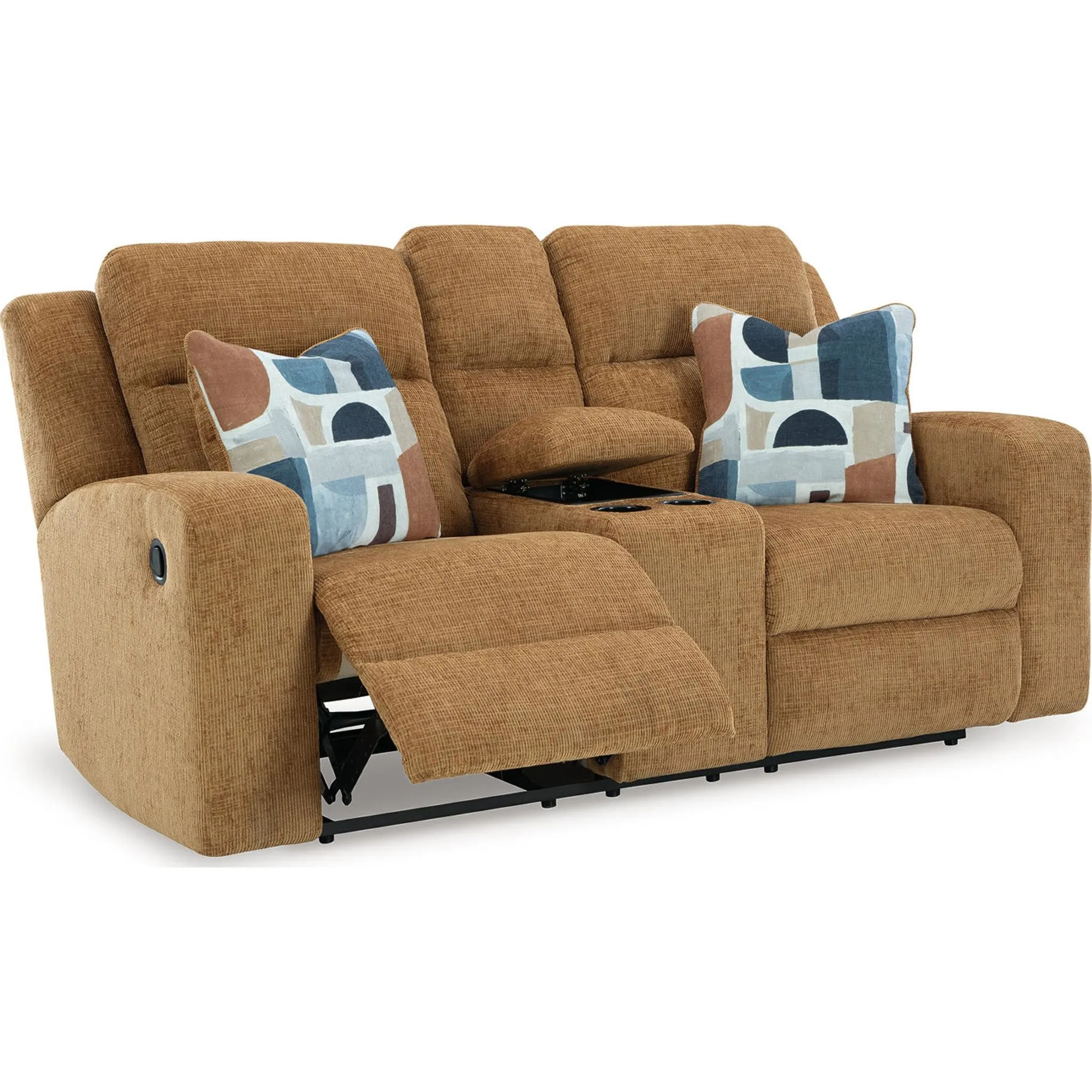 Kanlow Reclining Loveseat with Console