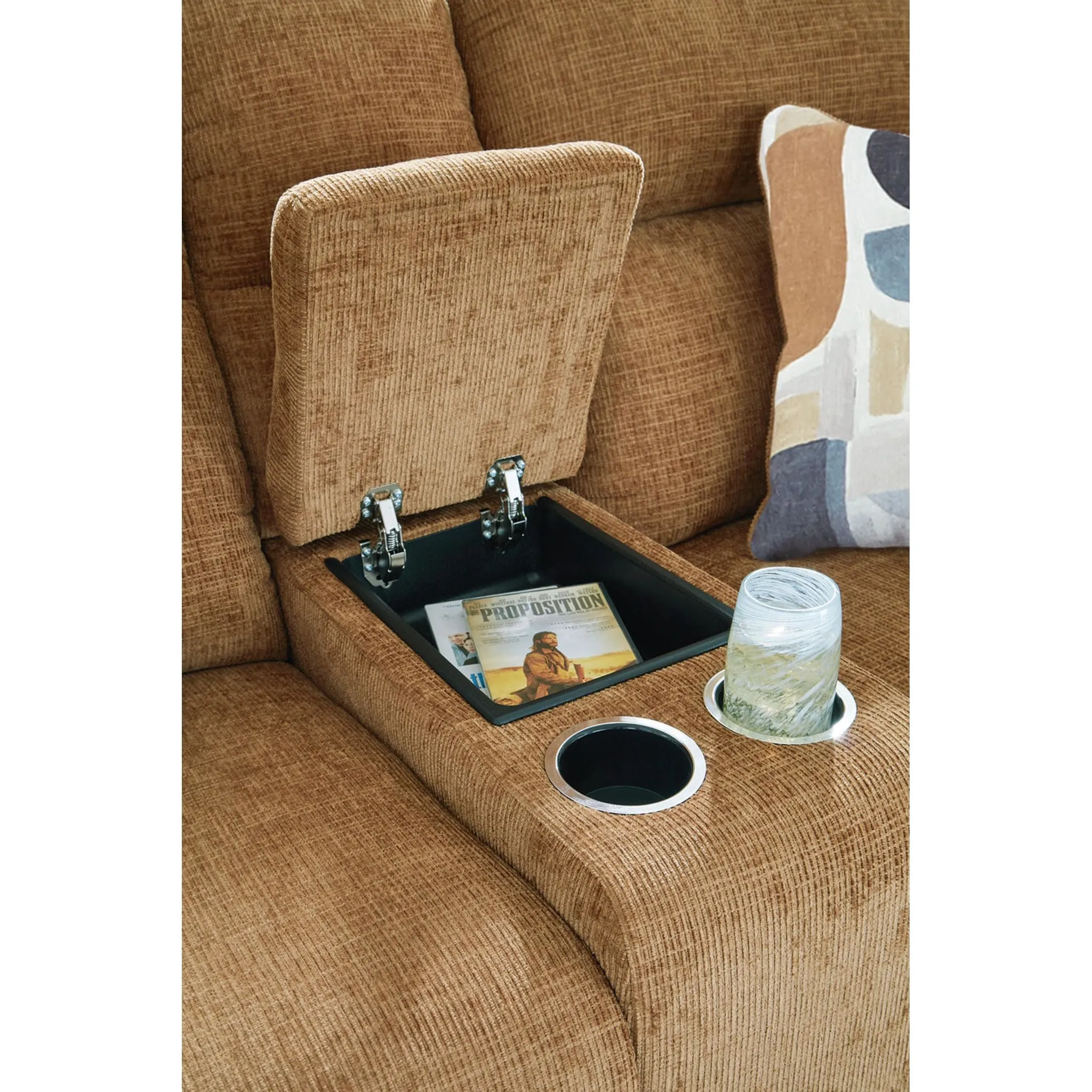 Kanlow Reclining Loveseat with Console