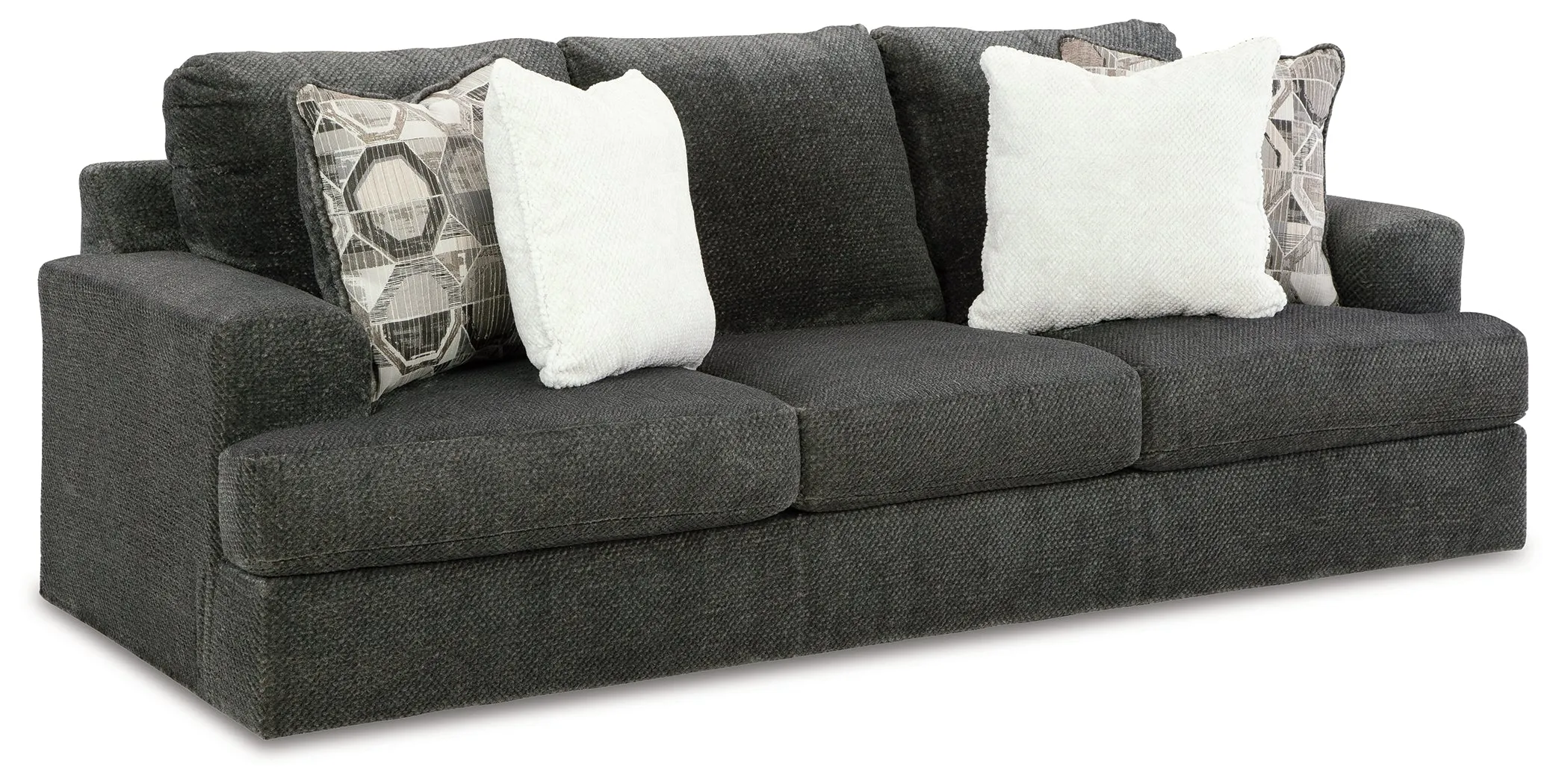 Karinne Sofa and Loveseat in Smoke