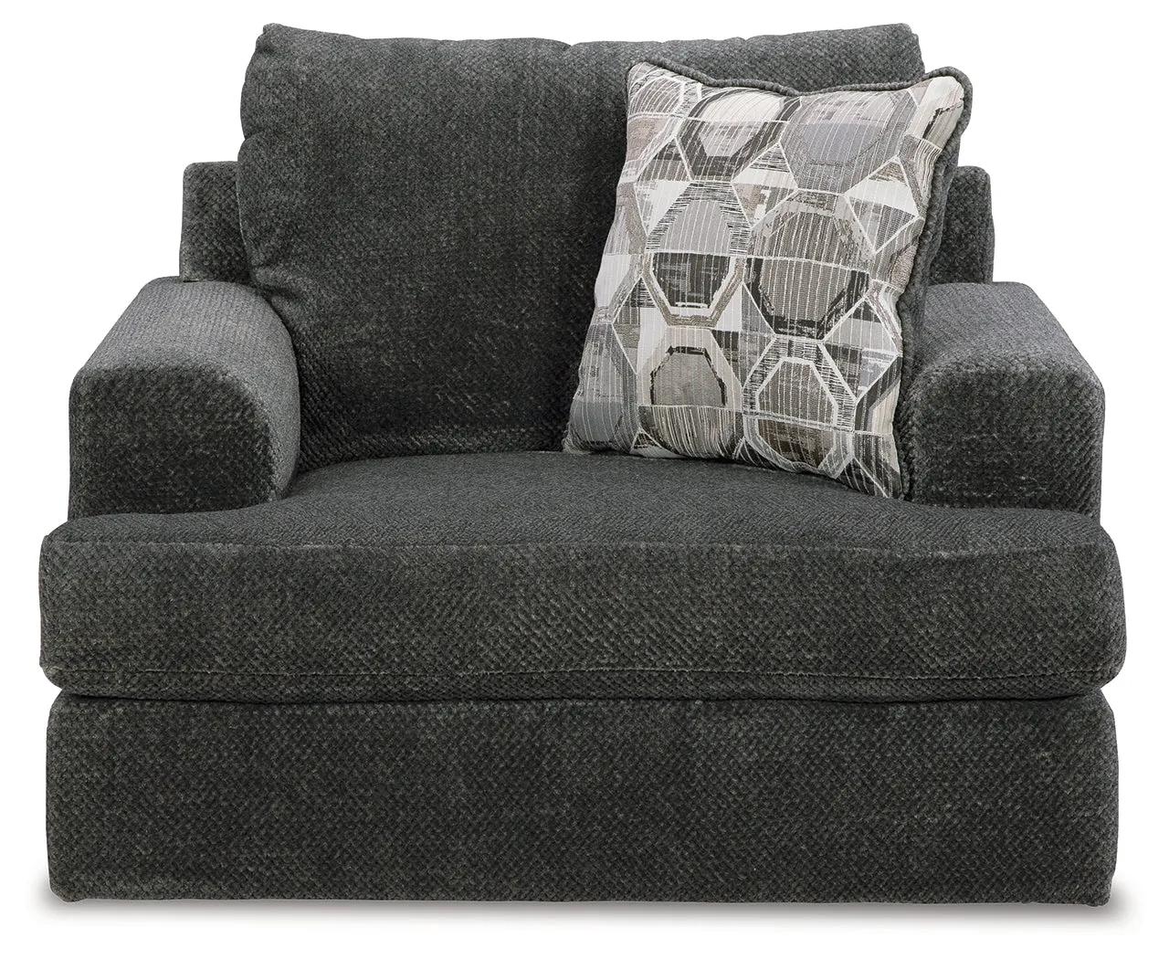 Karinne Sofa, Loveseat, Chair and Ottoman in Smoke