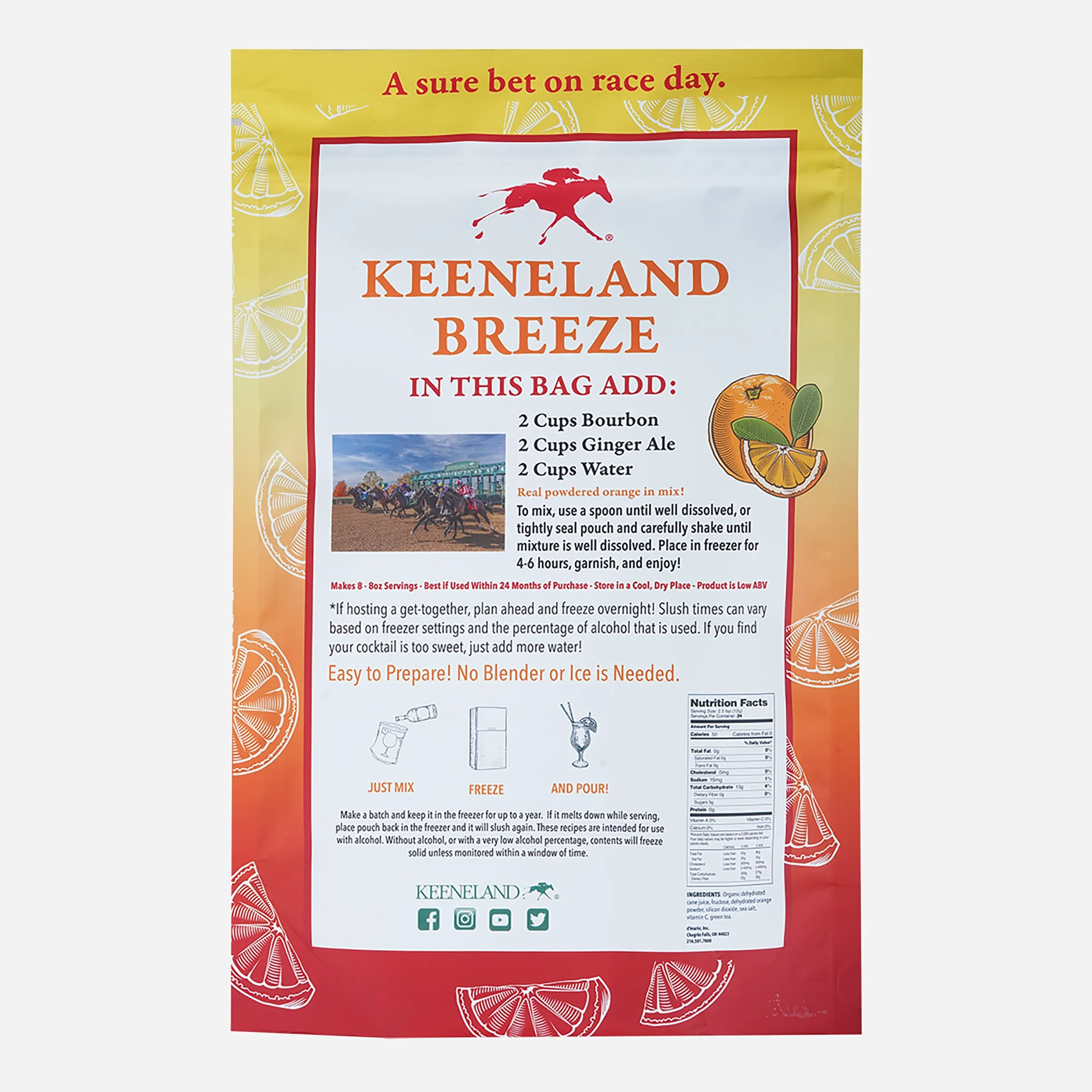 Keeneland Breeze Cocktail Slush Mix